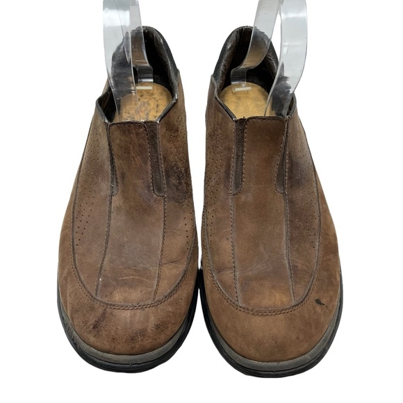 MERRELL TOPO PERF MOC CHOCOLATE Brown Genuine Leather Loafers Casual Shoes 10.5 - Picture 3 of 16